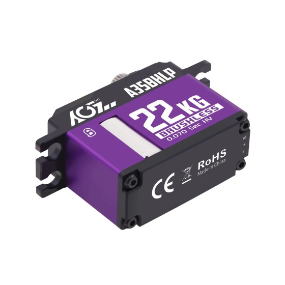 Original AGFRC 0.07Sec Brushless Mini Digital Metal Gear 22kg-cm High Torque RC for Small Scale RC Cars